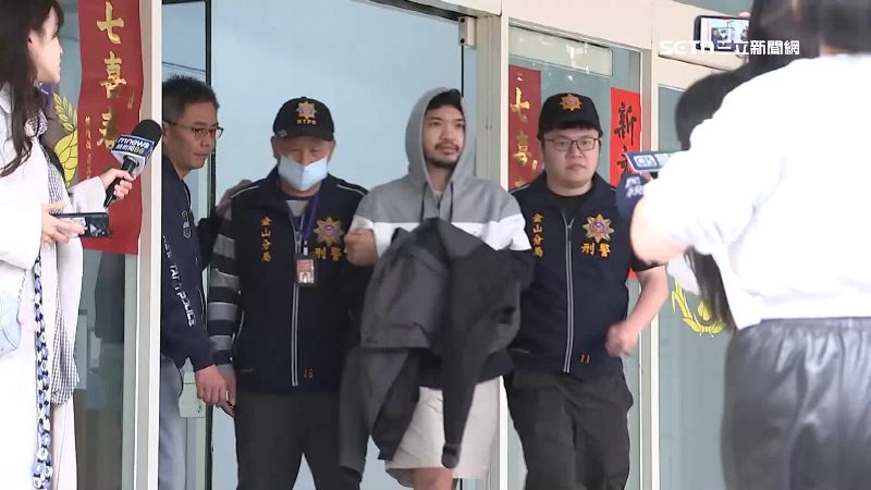 「晚安小雞」離開士檢後馬上回家看小孩。(圖/翻攝畫面)