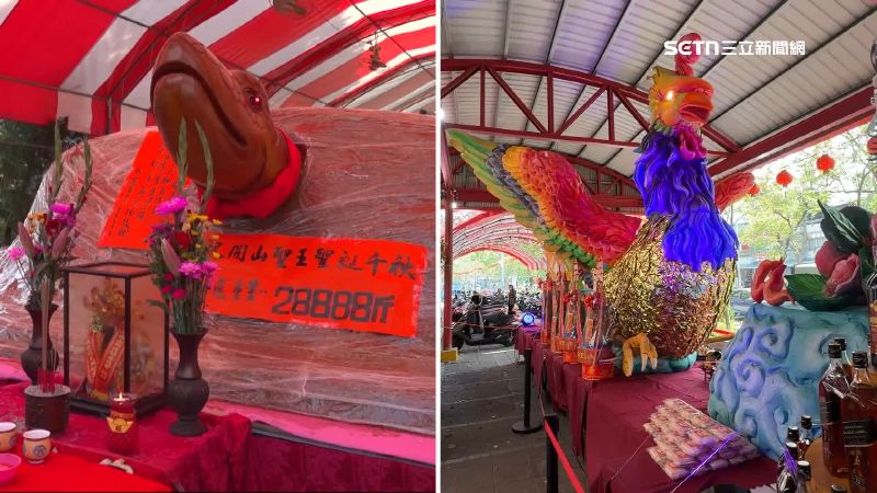 各地土地公廟都有特色供品