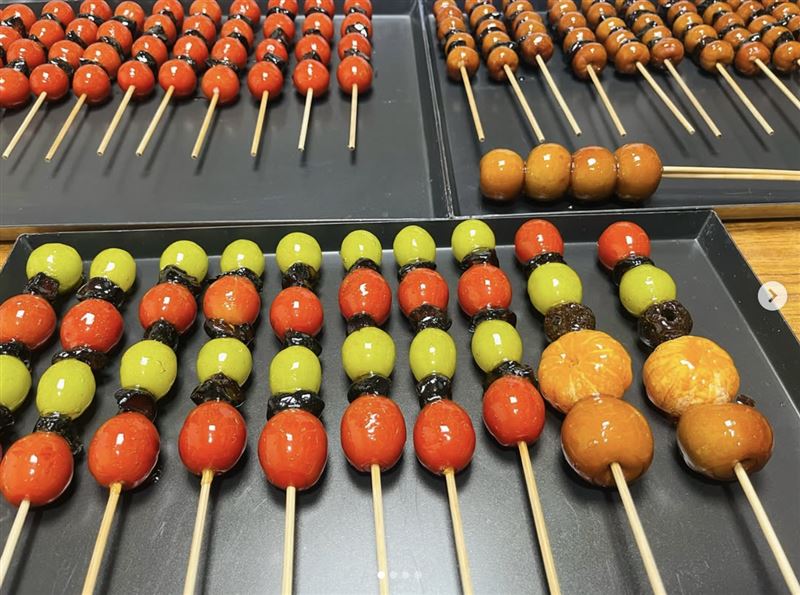 台南,糖葫蘆,價格,吃到飽,糖伯伯(圖/翻攝自IG@sweetogisan)