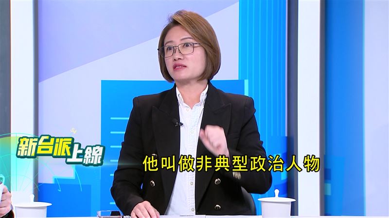 林延鳳認為蔡英文屬於非典型政治人物。(圖/新台派上線)