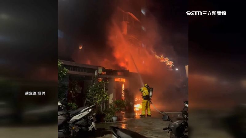 住戶們都在等待火調報告，以便談後續賠償問題
