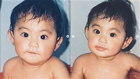 周子瑜曾在IG曬出童年洗澡時的「裸照」，讓許多網友看後狂讚：「從小美到大！」（圖／翻攝自周子瑜IG）