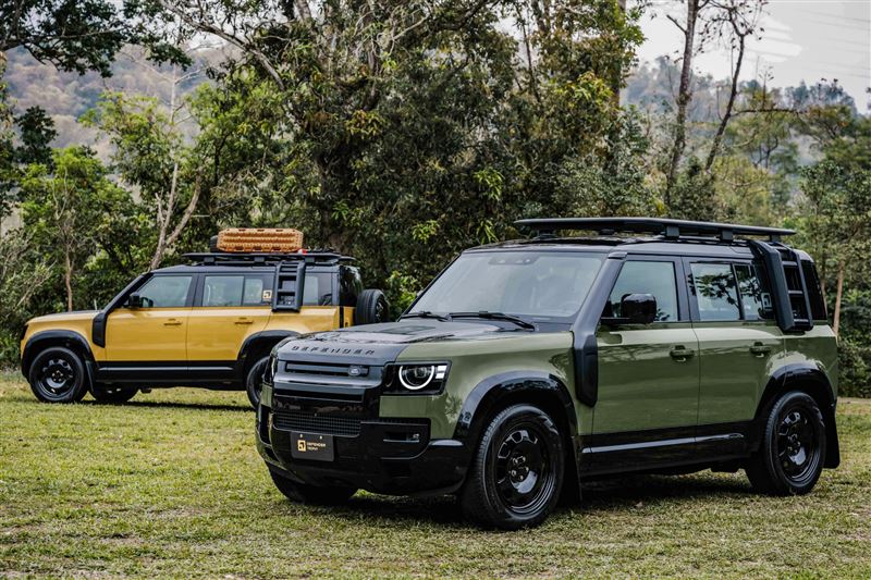 Defender 110 Trophy Edition同步亮相。(圖/Jaguar Land Rover提供)