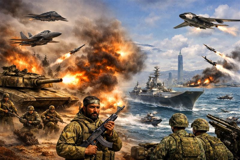 漂浪島嶼點出美伊戰事對台海三大啟示。(示意圖/AI生成)