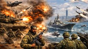 漂浪島嶼點出美伊戰事對台海三大啟示。（示意圖／AI生成）