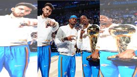 奧克拉荷馬城雷霆隊將不會前往華盛頓特區訪問白宮，慶祝NBA冠軍。（圖／翻攝自X平台 @ClutchPoints）