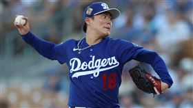 洛杉磯道奇山本由伸。（圖／美聯社／達志影像）