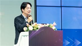 總統賴清德出席「磐石會第28屆、第29屆會長交接典禮」（圖／總統府提供） 