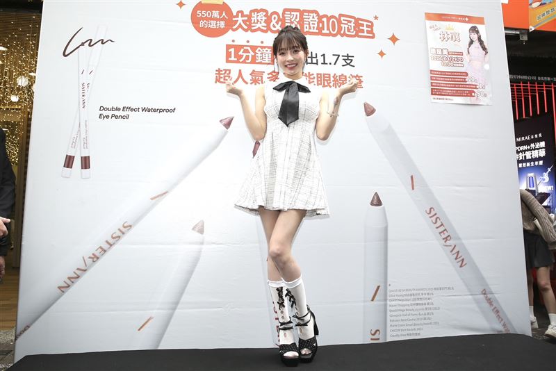 林襄出席一日店長活動。(圖/記者蔡維歆攝影)