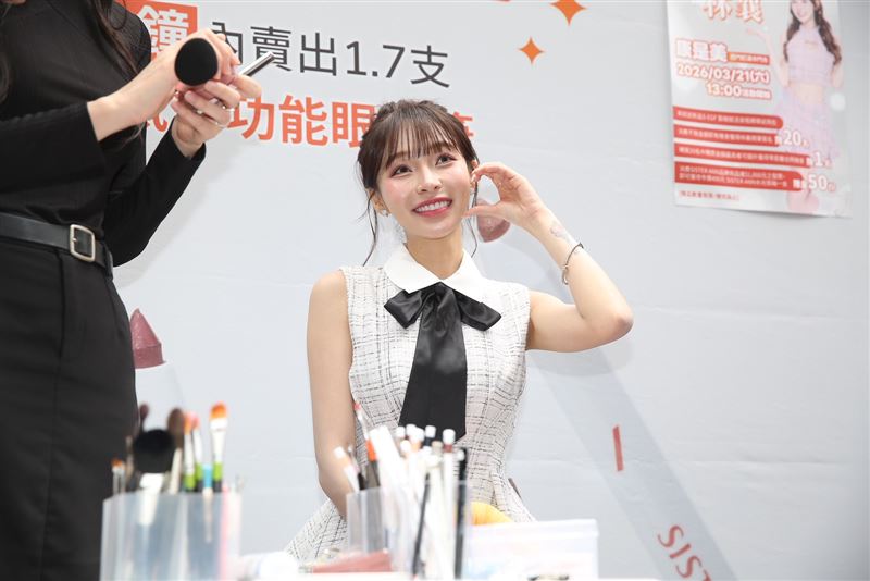 林襄談跟沈玉琳私下互動。(圖/記者蔡維歆攝影)