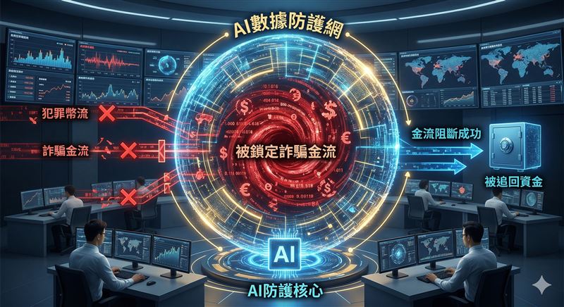 台灣民間反詐騙協會理事長許良源指出,AI 的角色正逐漸轉變為「預防犯罪的核心基礎設施」(圖/記者許雅惠製作)