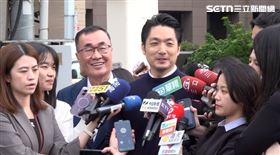 蔣萬安和李四川合體出席捐血活動（圖／翻攝畫面）