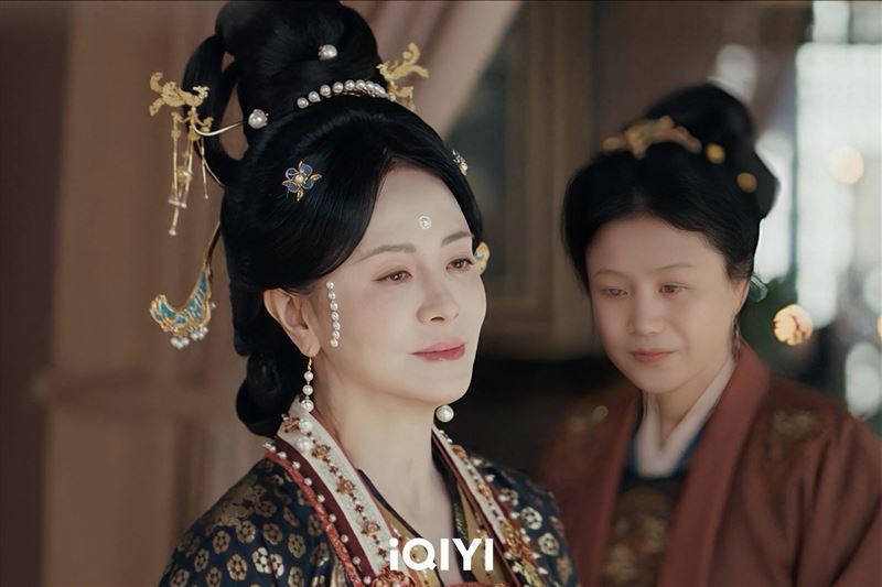 田麗於《逐玉》中飾演安太妃。（圖／iQIYI愛奇藝國際版提供）