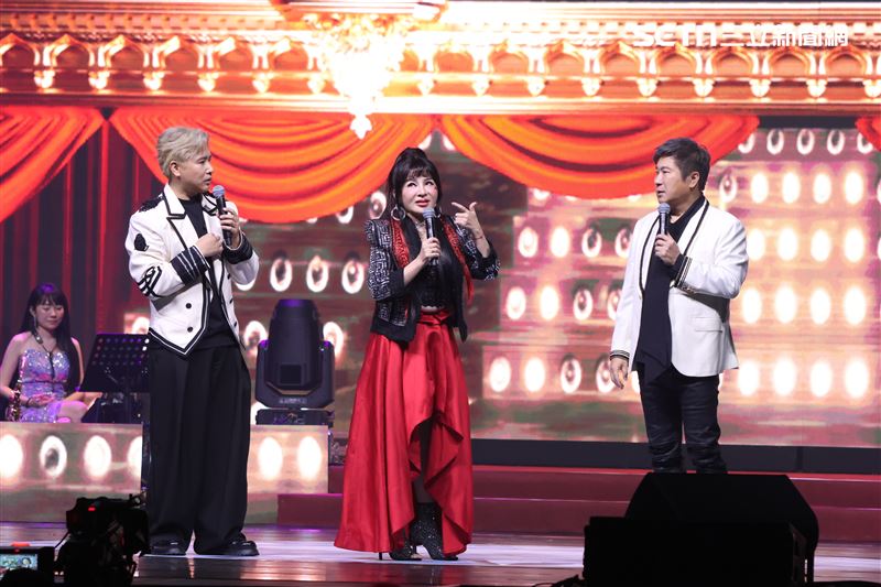 王彩樺在鑽石舞台之夜演出，高EQ回應撞臉三星堆青銅面具。（圖／記者鄭孟晃攝影）