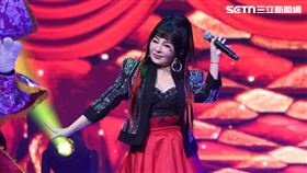 王彩樺在鑽石舞台之夜演出，高EQ回應撞臉三星堆青銅面具。（圖／記者鄭孟晃攝影）