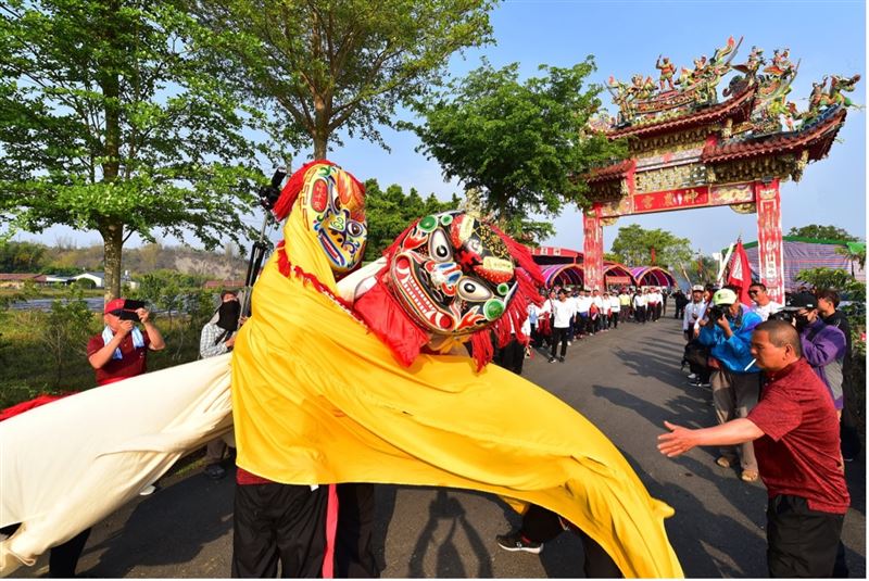 宋江獅陣。（圖／翻攝自內門紫竹寺官網）
