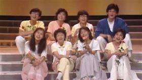 〈飛揚的青春〉當年由凃佩岑、丁曉雯、藍麗婷、林隆璇、蔡宜靜、陳文玲、商怡雯、李安修。（圖／翻攝自台視）