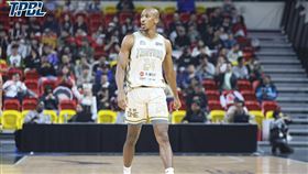 台啤雲豹洋將克羅馬（Lasan Kromah）拿下22分10籃板10助攻完成本季第2次「大三元」。（圖／TPBL提供） 