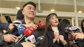 鄭麗文與黨團餐敘　林沛祥：大家關心各地選情國民黨主席鄭麗文19日與國民黨立法院黨團餐敘，文傳會主委尹乃菁（右）說，黨中央會與黨團維持好的合作默契，同時出擊。中央社記者劉冠廷攝 115年3月19日