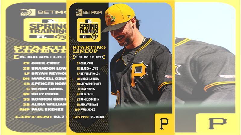 斯金斯（Paul Skenes）熱身賽第2場先發4局無失分。（圖／翻攝自海盜推特）