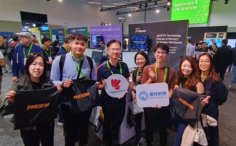 GTC會場盛況與全球科技同業針對餐飲AI應用的交流熱點。（圖／品牌業者提供）