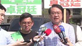 林右昌受訪談核能議題。（圖／翻攝畫面）
