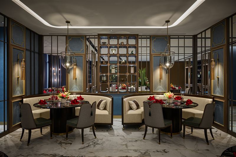 東方樓頂級粵菜以精緻道地的粵菜為底，融合川、滬菜系元素，呈現兼具傳統精髓與創新的摩登粵菜風貌。（圖／飯店旅宿業者提供）