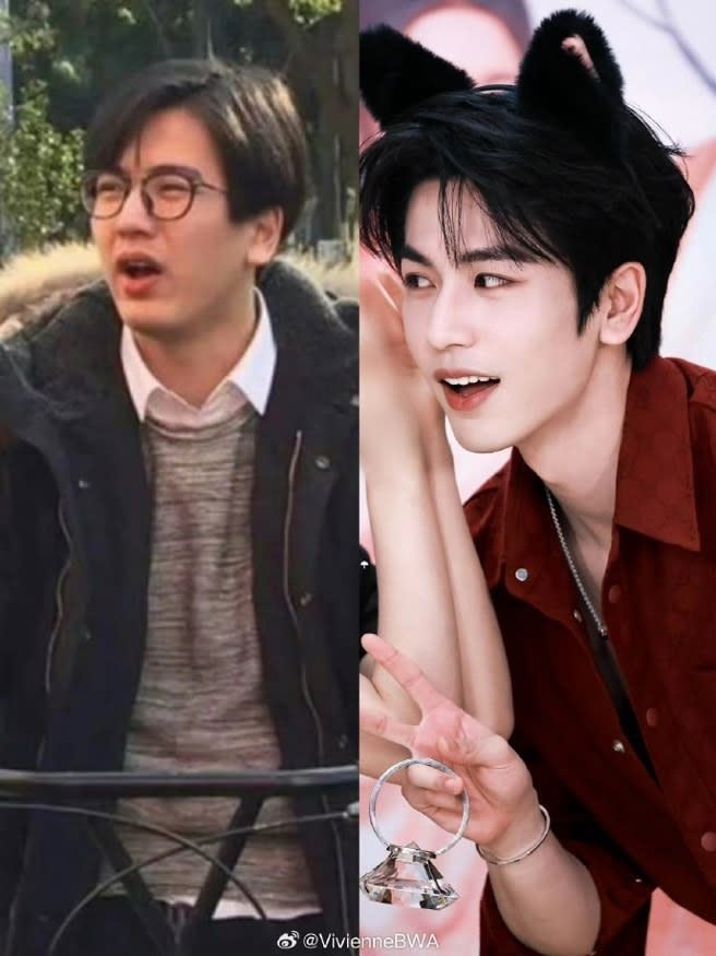 張凌赫主演古裝劇《逐玉》成新一代男神，最近爆肥照瘋傳，他上節目全說了。（圖／翻攝自張凌赫微博）