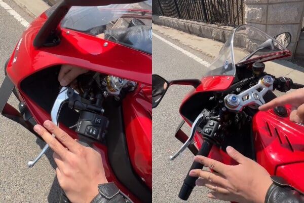 「黃油膩」曾指出，該車液壓離合器可能存在失效風險，仍冒險試車。（圖／翻攝自微博）