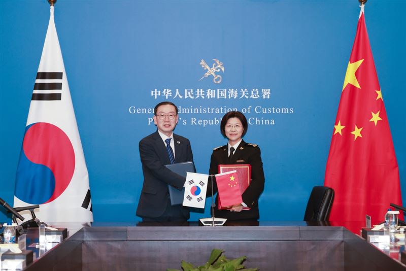 中韓關係改善，海關合作會議時隔10年舉行。（圖／翻攝自中國海關官網）