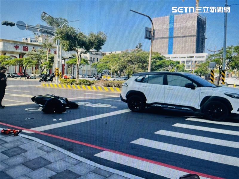 台南酒駕連環撞騎士「躺地留一灘」&hellip;他：以為人沒了！網認出酒店少爺。（圖／翻攝畫面）