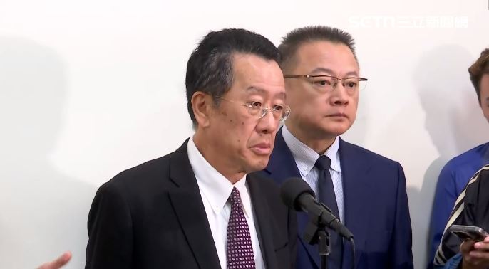 顧立雄在立法院受訪回應空彈殼消失一事（圖／翻攝畫面）