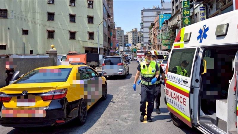 救護車獲報到場。（圖／翻攝畫面）