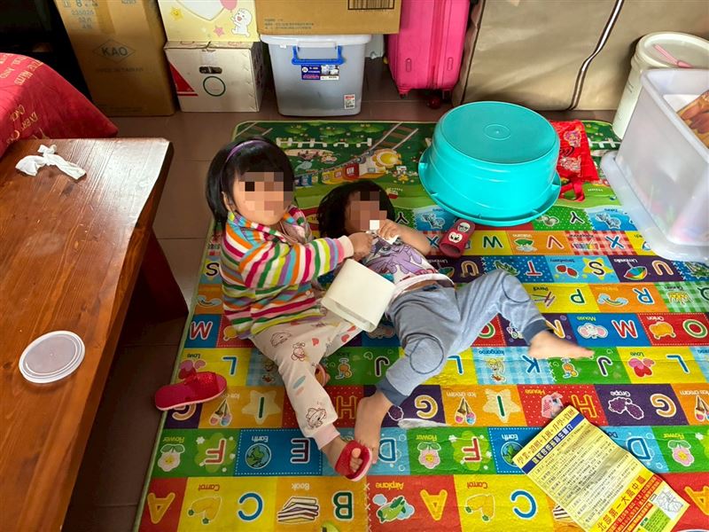 最心痛的守護!新北的超級阿公阿燦伯忍病養孫。要爭取2外孫女監護權。悲傷堅強說:我絕對不能讓她們回到有毒人生(女童父母染毒)。(圖/翻攝自《愛的延續公益協會》臉書)