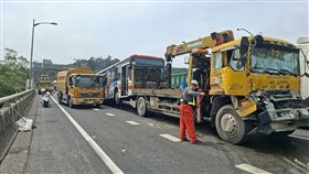 車禍事故現場。（圖／翻攝畫面）