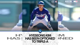 韓籍選手金慧成遭道奇下放3A。（圖／翻攝自X平台 @MLBONFOX）