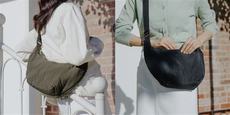 citiesocial獨家販售的「TRAVEL GEAR防盜斜肩包」具備防割與防竊拉鍊扣設計。（圖／品牌業者提供）