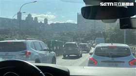 環東大道／塞車／國道停車場／龜速（圖／記者王翊綺攝影）