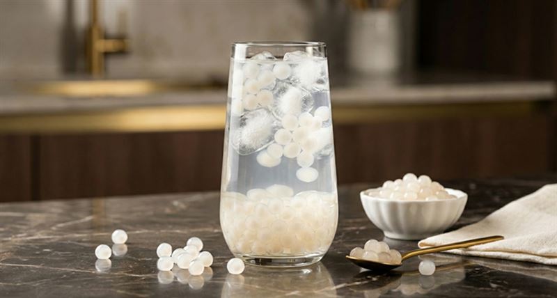 清心福全愚人節限定飲品「荔枝白」。(圖/清心福全提供)