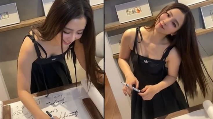 一低頭變Jisoo?周曉涵神複製臉引爆討論