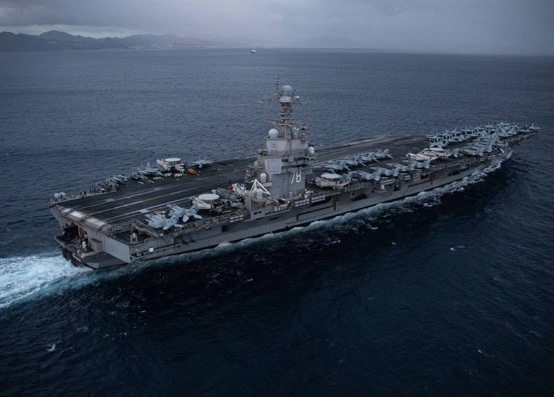 福特號。(圖/取自X「CVN78_GRFord」)