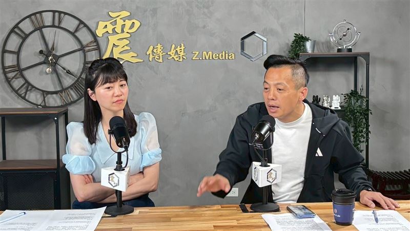 李明賢（右）說，柯文哲的官司會牽動到藍白合的後續。（圖／震傳媒《新聞！給問嗎？》提供）