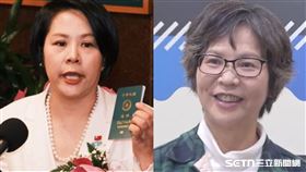 針對李貞秀（左）的國籍爭議，蔡壁如（右）近日受訪試圖幫忙解套。（合成圖／記者楊士誼攝影、資料照）