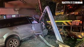 屏東縣,恆春鎮,屏東,安全氣囊,酒測,車禍,男子,死者,家屬,吊車。（圖／翻攝畫面）