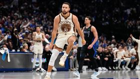NBA金州勇士隊當家球星柯瑞（Stephen Curry）。（圖／美聯社／達志影像）