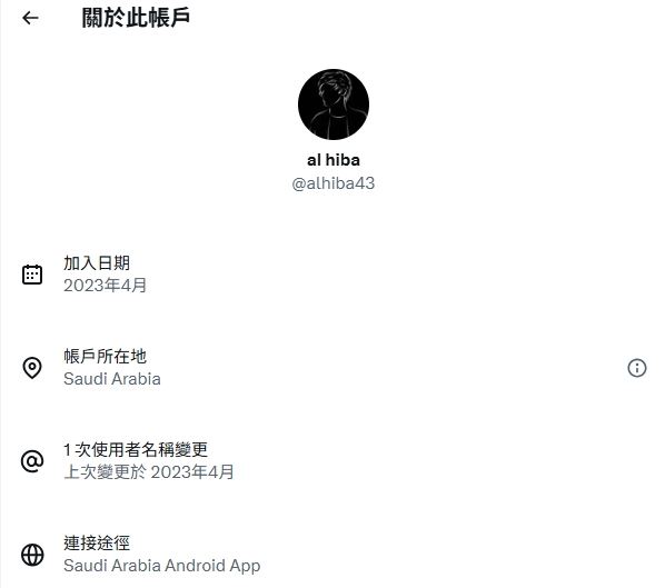 沙烏地阿拉伯的神祕帳號在德州煉油廠爆炸後，火速將其預言文以及所有其他貼文全數刪光。（圖／翻攝自X平台@alhiba43帳號）