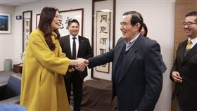 國民黨主席鄭麗文率副主席等人拜會前總統馬英九（圖／國民黨提供）