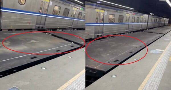 火車到站沒車廂？網友笑喊「搭到敞篷的」，內行人曝真實用途。（圖／翻攝Threads@lu_0204）