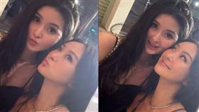 孫芸芸（右）面對外界關注，親自回應女兒廖思惟（左）未婚生子事件，一句話展現母親立場，也讓輿論風向出現轉變。（圖／翻攝自孫芸芸IG）