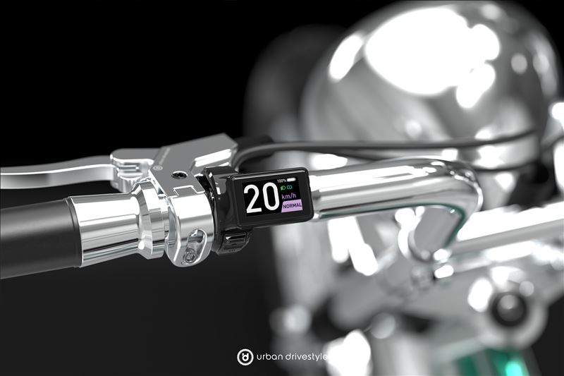 整合儀表即時顯示電量、時速、卡路里與踩踏功率，支援ECO、 SPORT、TURBO三段模式切換。（圖／品牌業者提供）